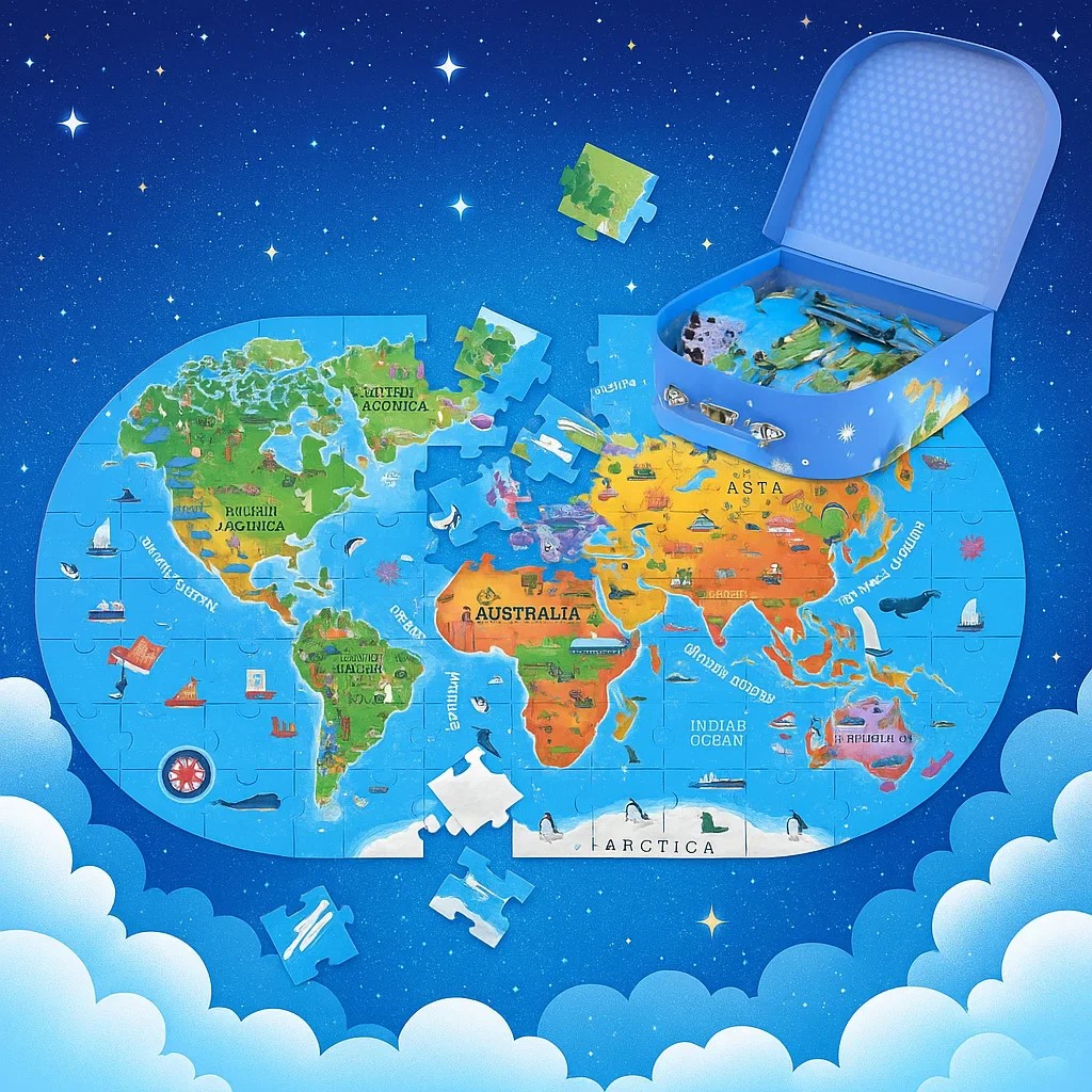 Geomap vloerpuzzel