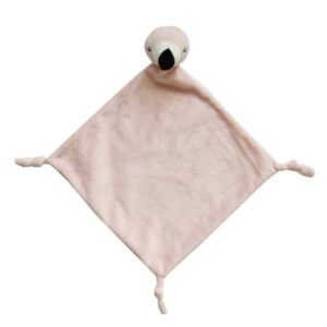 Nature Planet flamingo tutteldoekje 40 cm – vrolijk babycadeau
