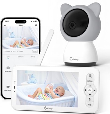 Kolvy® Babyfoon Pro - Intelligente Baby Monitor